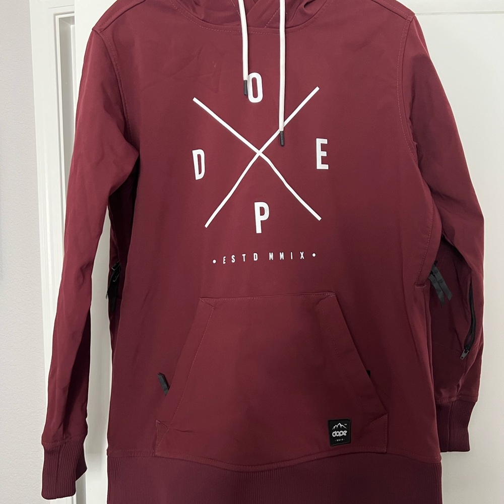 DOPE Burgundy Snowboard Jacket